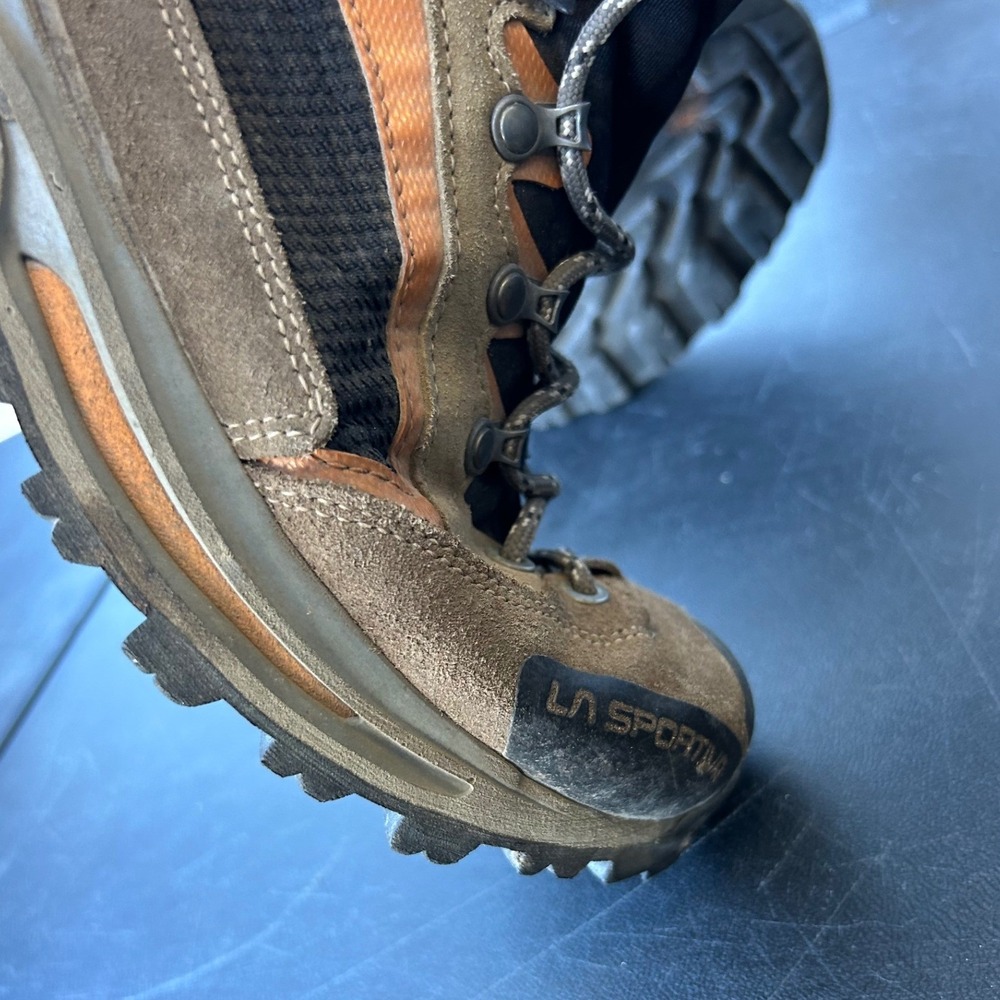 La Sportiva Gore-Tex Hiking Boots Mens‎ Size 8.5 Tan Black Made in Italy - Picture 13 of 13